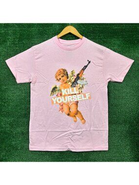 G59 Records x The Suicideboys Kill Yourself AK Cherub Hip-Hop T-Shirt Medium